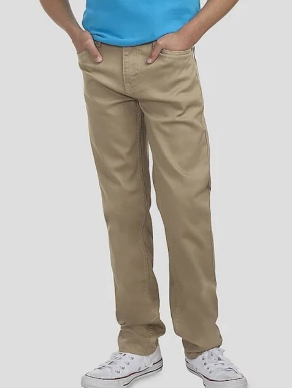 Levi's 502 Regular Taper Tan Jeans Size Boys 8